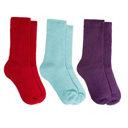 Pack of 3 Womens Thermal Hot Socks Heavy Duty Insulated Boot Socks 2.3 Tog for Winter Hiking UK 4-7 by Heatwave Thermalwear
