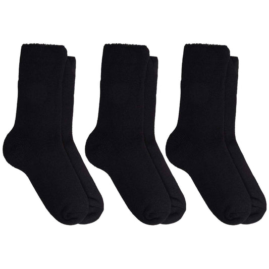 Pack of 3 Womens Thermal Hot Socks Heavy Duty Insulated Boot Socks 2.3 Tog for Winter Hiking UK 4-7 by Heatwave Thermalwear