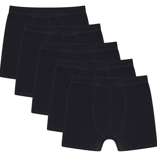 Pack of 5 Boys Organic Cotton Stretch Boxer Trunks Kids Underwear Comfortable Durable Essentials for Ages 5-13 Breathable Fabric Ideal for School Sports by Sock Stack