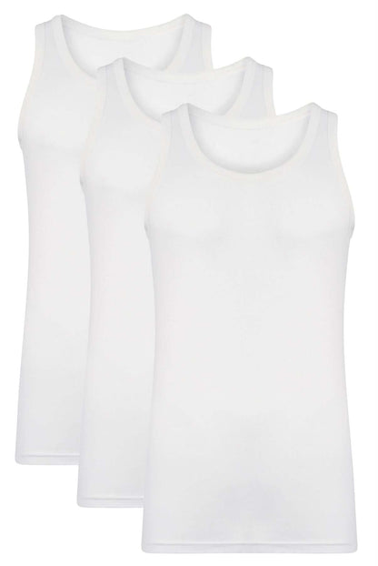 Pack of 6 Men's 100% Cotton Vests Comfortable Fitted Stretch Gym Muscle Tops Multiple Colours and Sizes S-XXL by Sock Stack