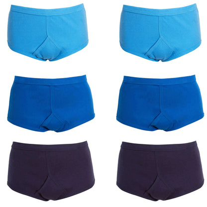 Pack of 6 Mens Cotton Y Front Underpants Breathable Sports and Everyday Wear Various Sizes and Colours Moisture Wicking Comfort by Sock Stack