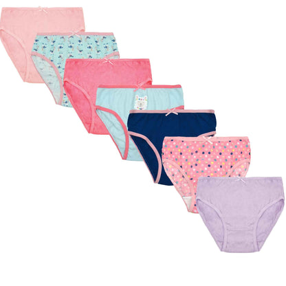 Pack of 7 Boys Briefs and Girls Knickers Cotton Blend Kids Underwear with Comfortable Waistband Assorted Colours and Patterns for Ages 2-8 Years by Daisy Dreamer