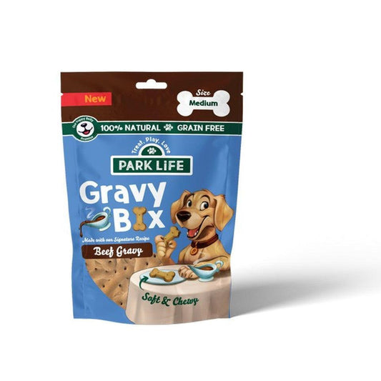 PARK LiFE Gravy Bix Dog Biscuits Orignal Beef 100g - AS SEEN ON DRAGONS DEN