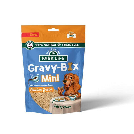 PARK LiFE Mini Gravy Bix Dog Biscuits Chicken 100g - AS SEEN ON DRAGONS DEN