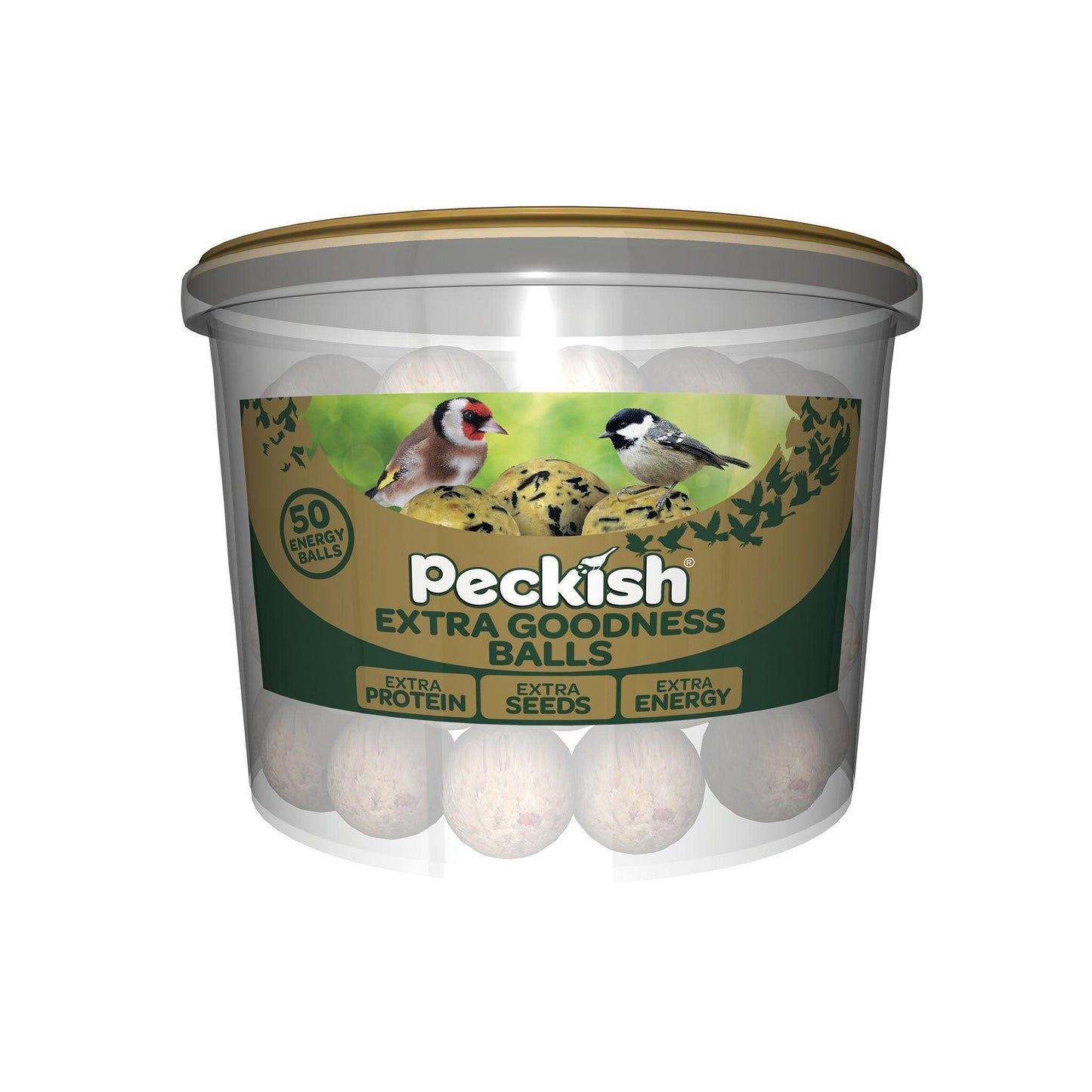 Peckish Extra Goodness 50 ball Tub