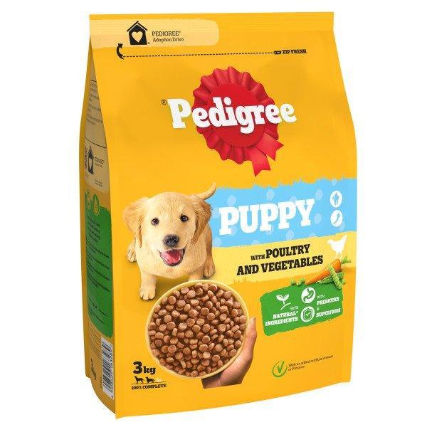 Pedigree Puppy Med Poultry 3x3kg