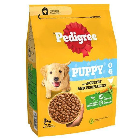 Pedigree Puppy Med Poultry 3x3kg