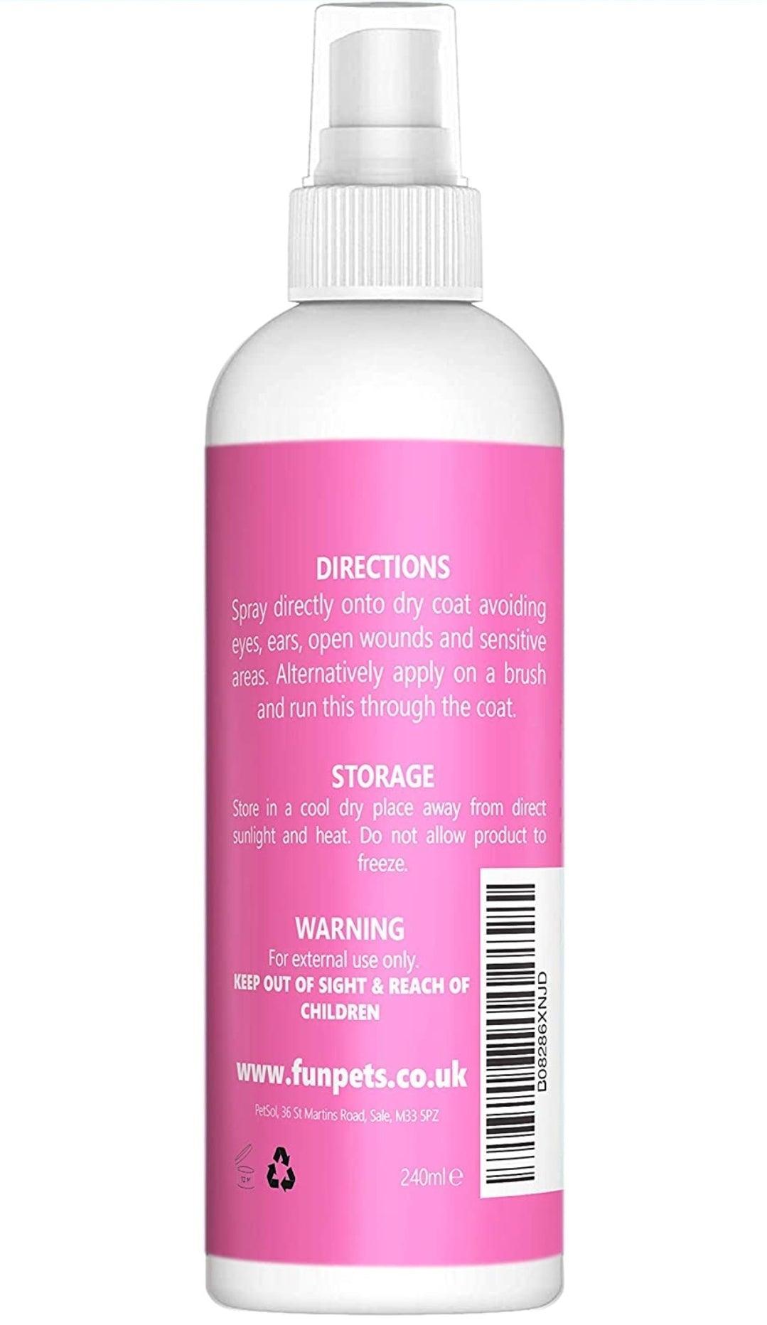 Pet Cologne Deodorising Perfume Spray & Coat Conditioner