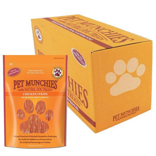 Pet Munchies Chicken Strips Dog Treats 90g