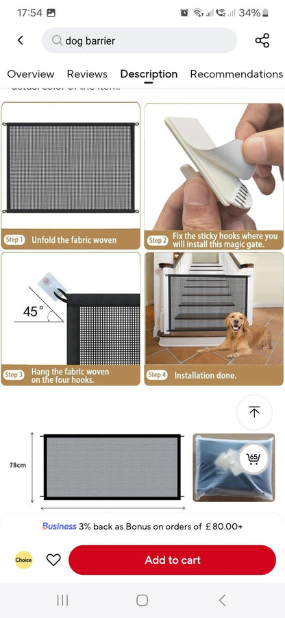Pet Safety Gate