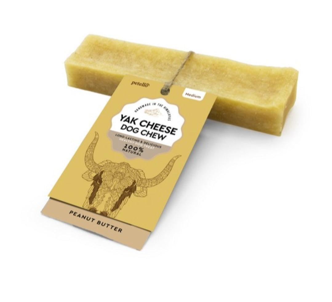 Petello Yak Cheese with Peanut Butter Dog Chew