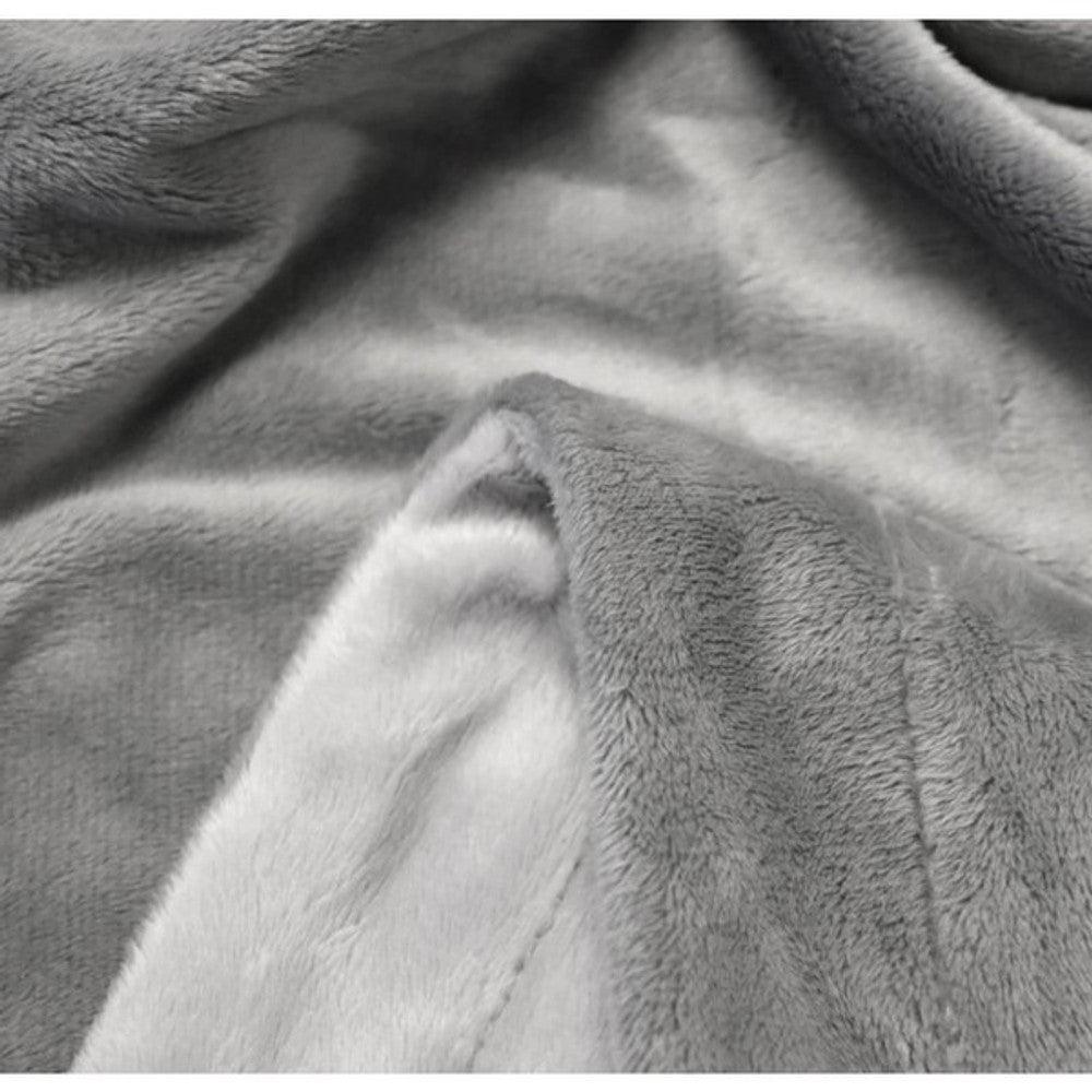 PetFusion Premium Pet Blanket XL 152x122cm Gray Reversible Micro Plush
