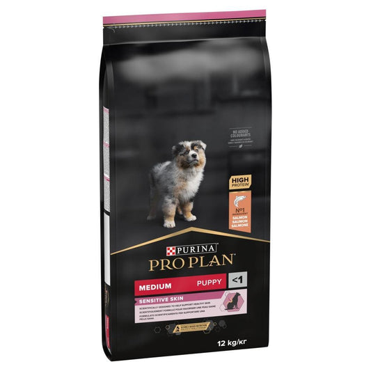 Pro Plan Puppy Med Sens Skin Salm
