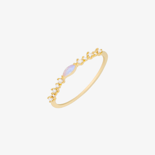 Pink Moonstone Ring-0