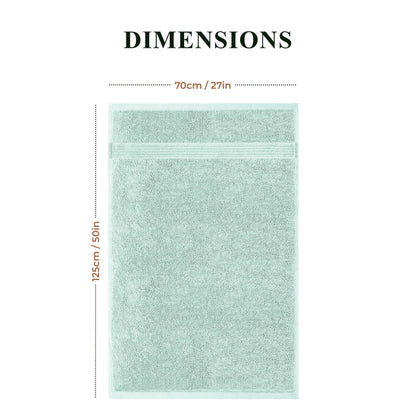Rhodes Towel Seafoam 100% Cotton Hotel Quality Soft Super Absorbent Hand Bath Towels, Sheets & Face Cloths by OLIVIA ROCCO