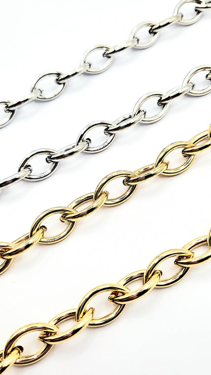 Oval Link Chain Necklace