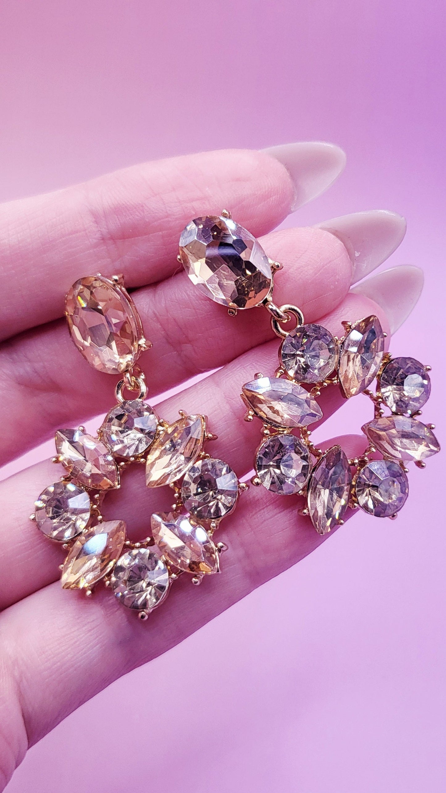 Twinkle Crystal Drop and Dangle Earrings