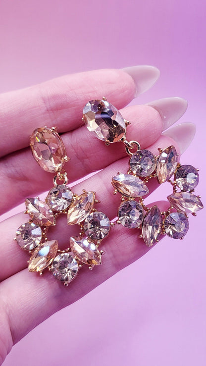 Twinkle Crystal Drop and Dangle Earrings