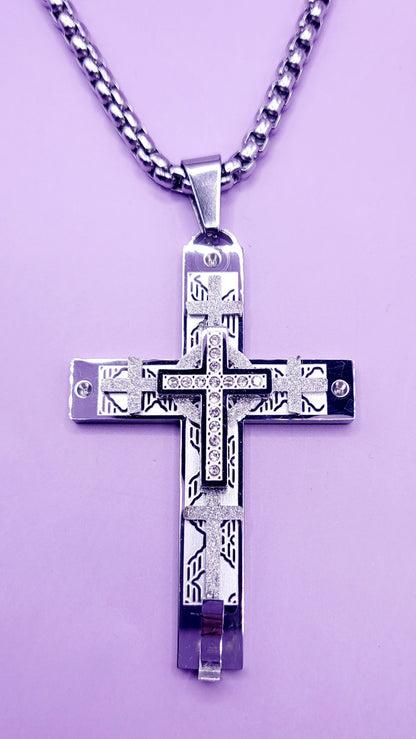 Ultimate Silver Cross Necklace