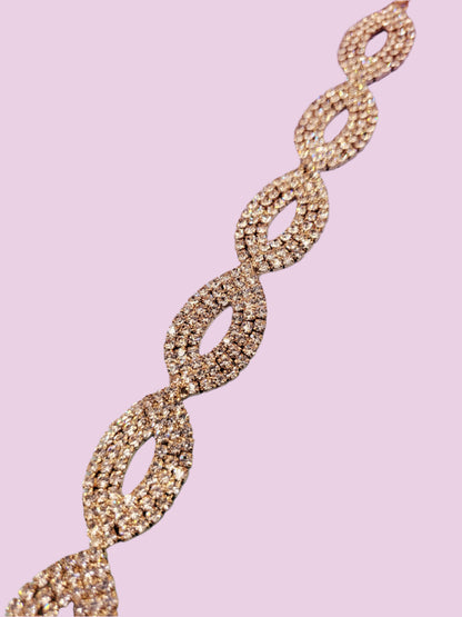 Oval Crystal Bracelet