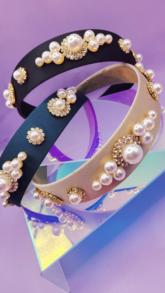 Pearl Cluster Hair band