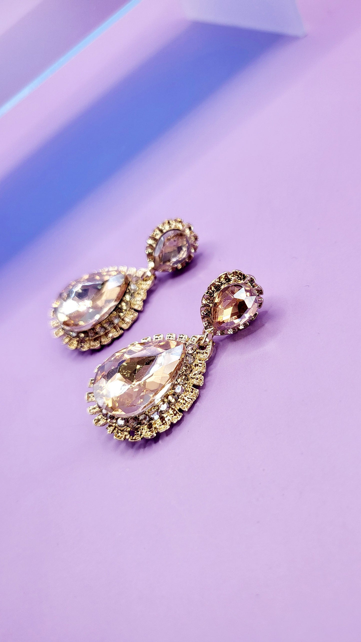 Pose Crystal Drop and Dangle Earrings
