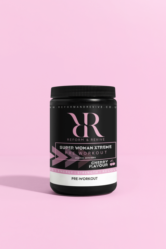 Super Woman xtreme Pre Workout 450g  Cherry Flavour