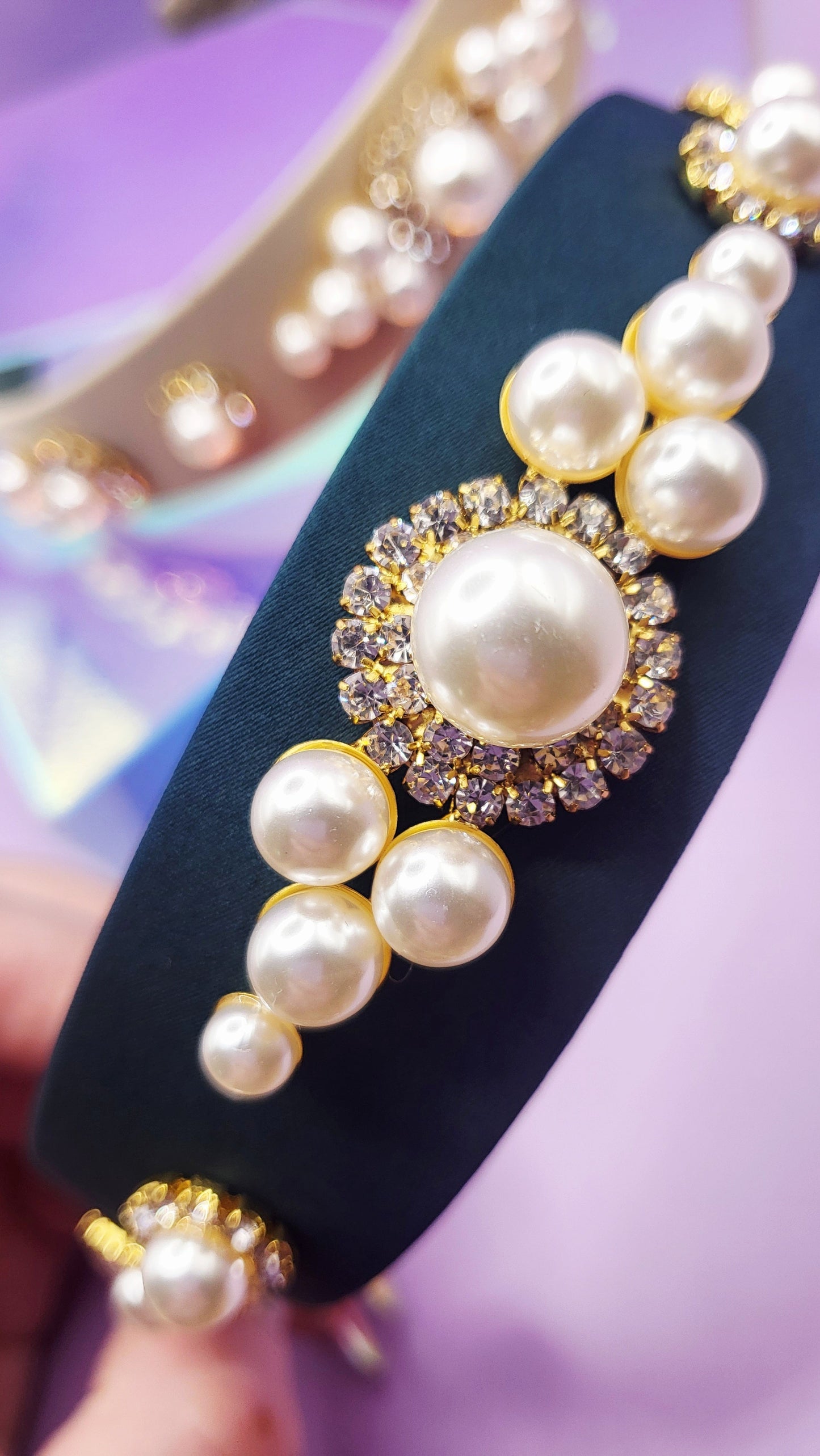 Pearl Cluster Hair band