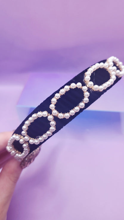 Oval Pearl Hair band