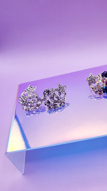 Star Crystal Stud Earrings