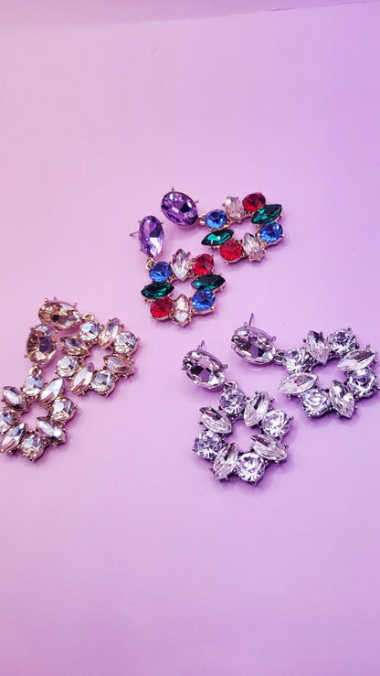Twinkle Crystal Drop and Dangle Earrings