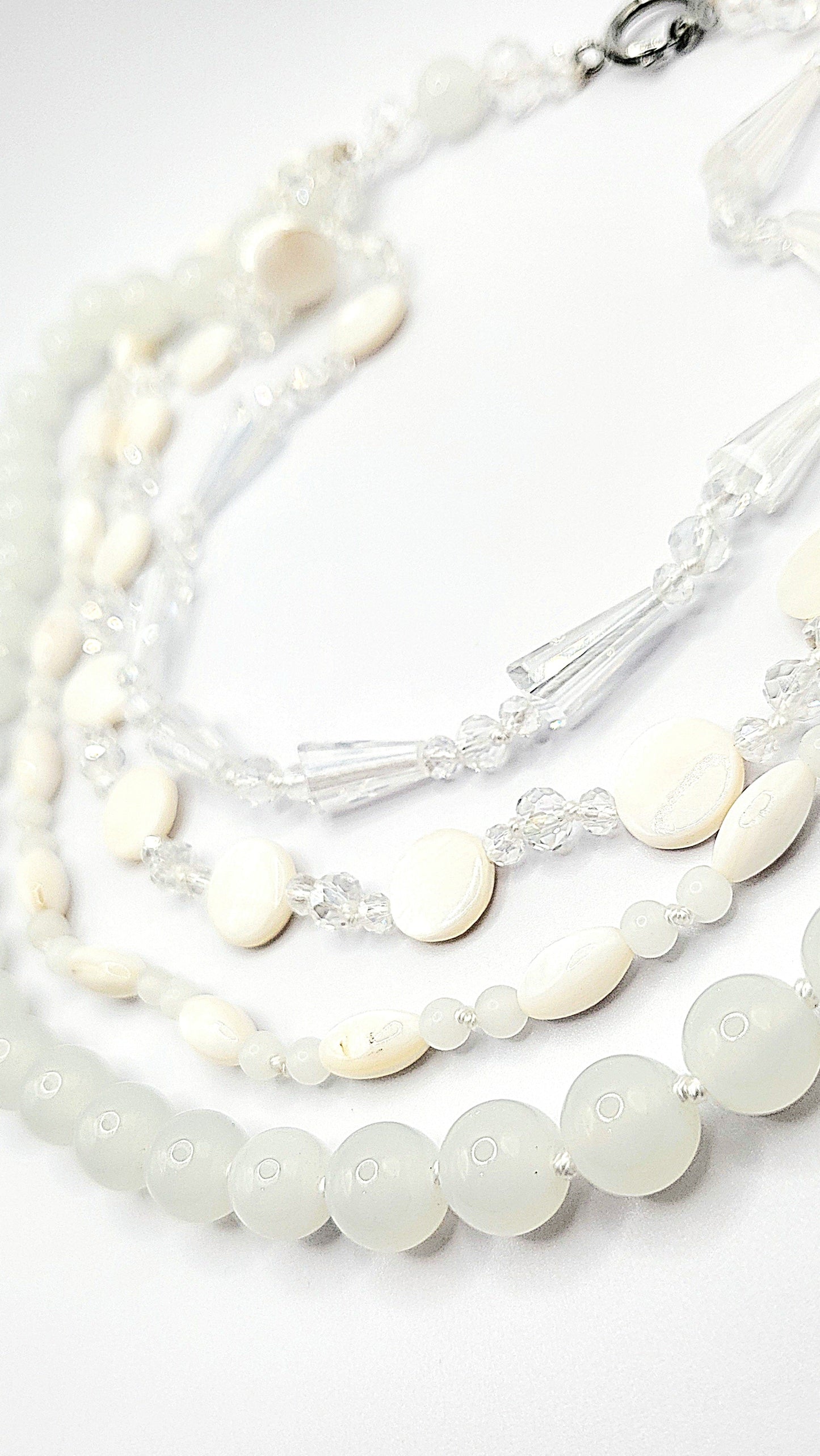 Resin Boho Beaded Necklace