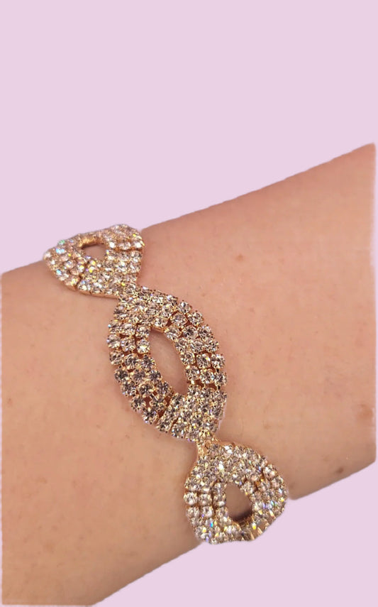 Oval Crystal Bracelet