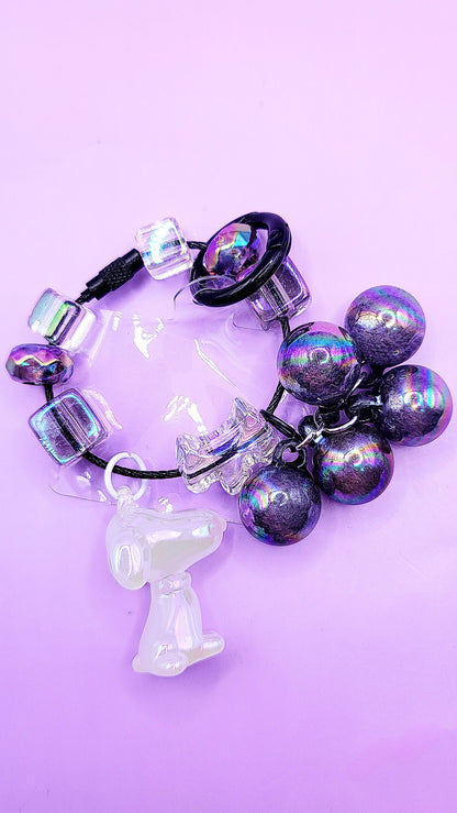 Puppy Bubble Keyring, Phone Charm & Bag Accessory