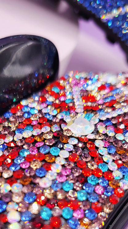 Star Crystal Hair Clamps Pack of 12