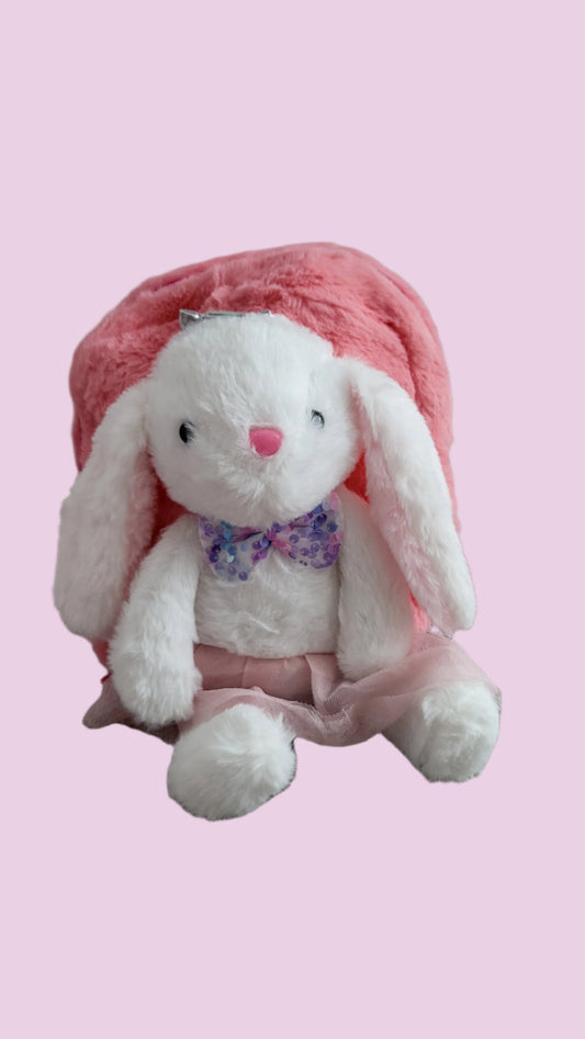 Plush Bunny Backpack Bag