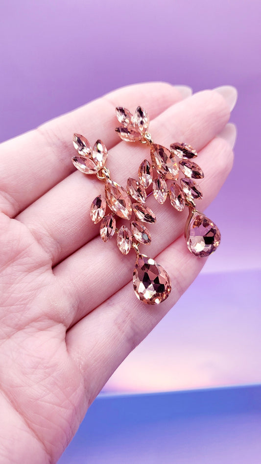 Shine Crystal Drop and Dangle Earrings