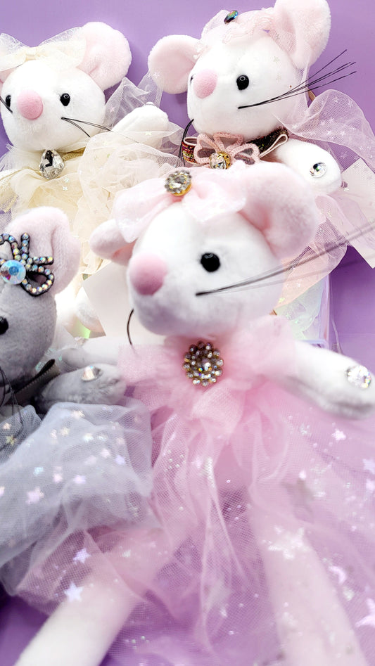 Softie Squad Mouse Bag Charm Key Ring