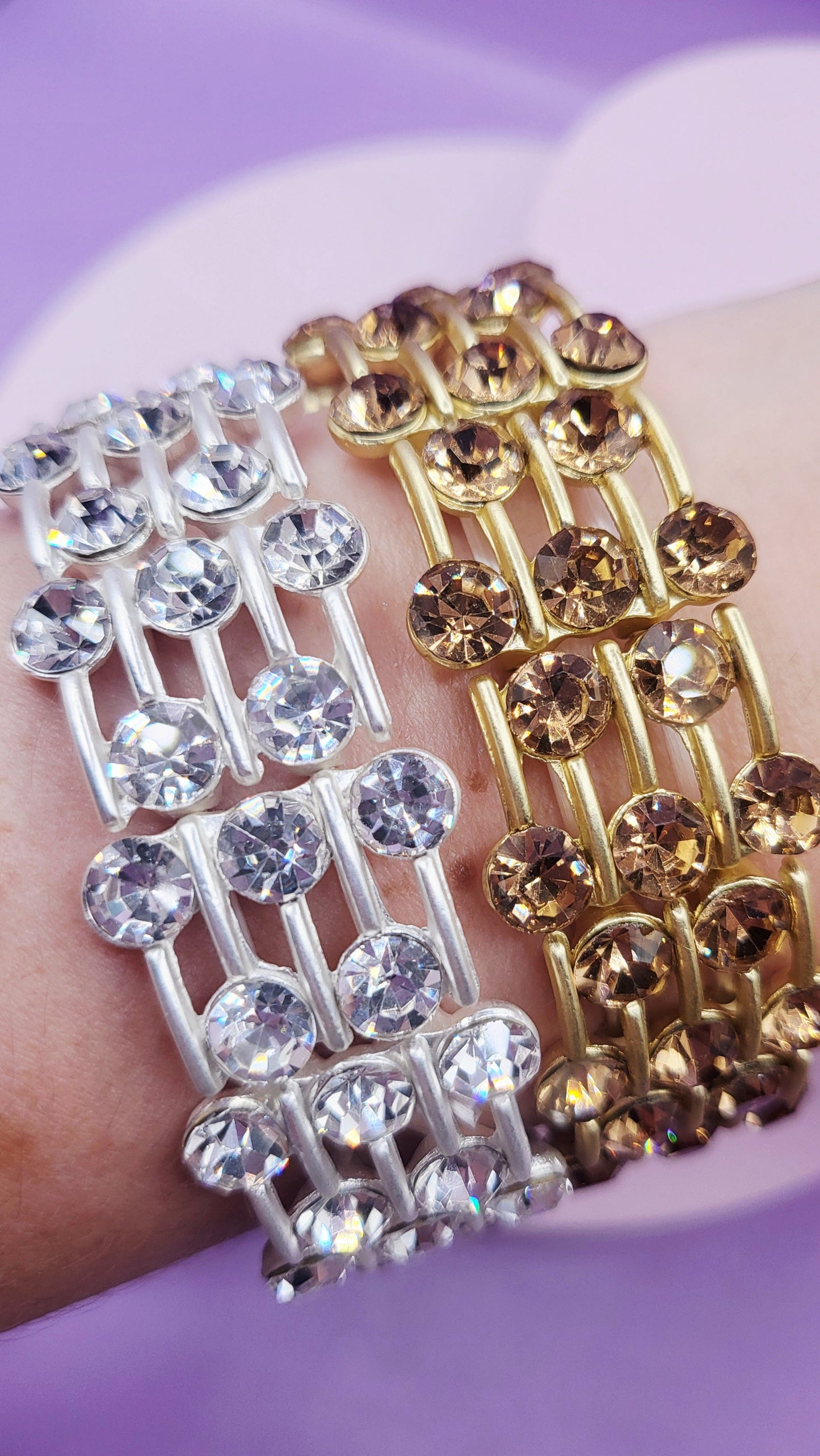 Stretchy Link Crystal Bracelet