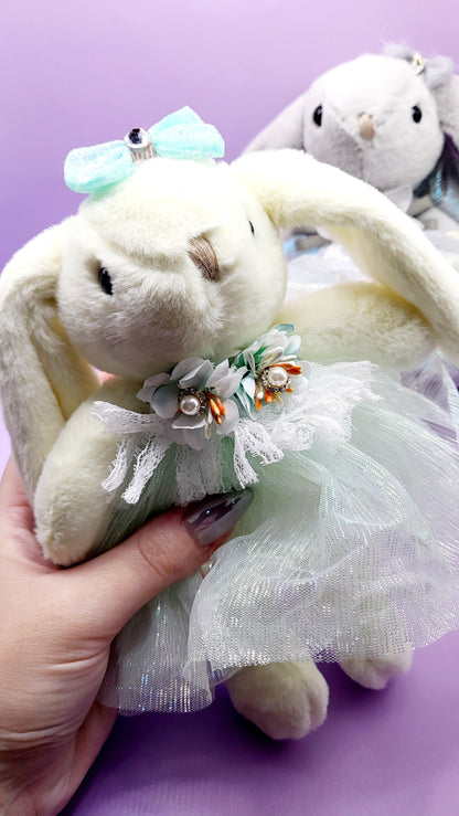 Softie Squad Bunny Rabbit Bag Charm Key Ring