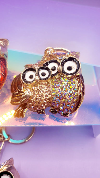 Owl & Baby Owl Key Ring