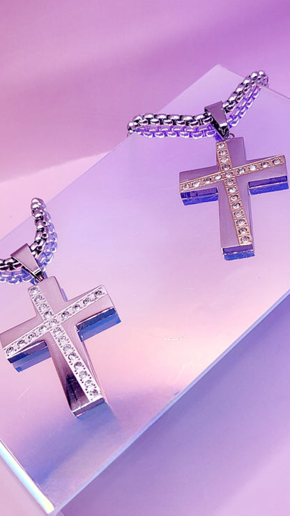 Signature Sparkle Cross Necklace
