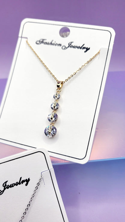 Tiered Crystal Necklace