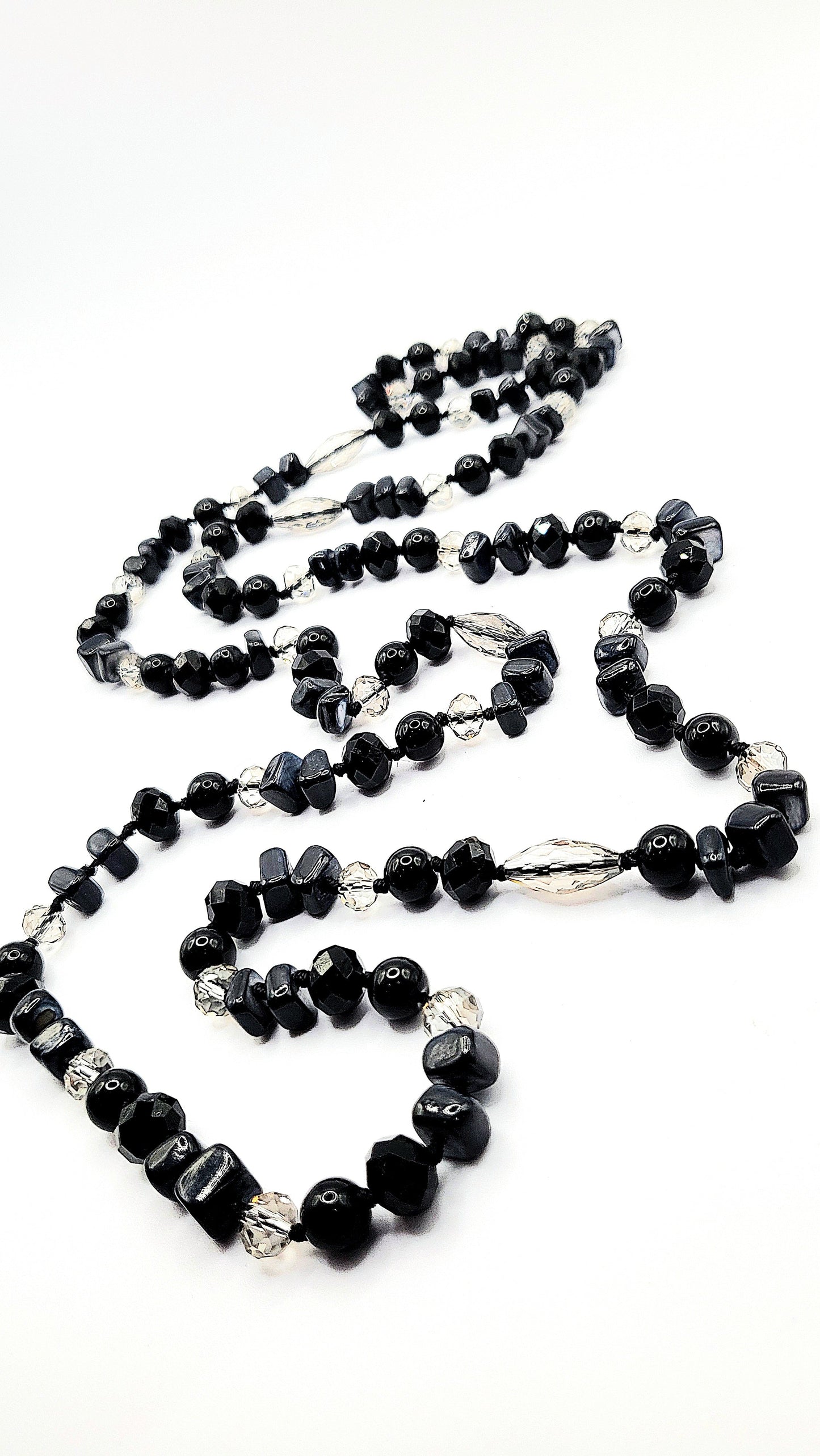 Resin Boho Long Beaded Necklace