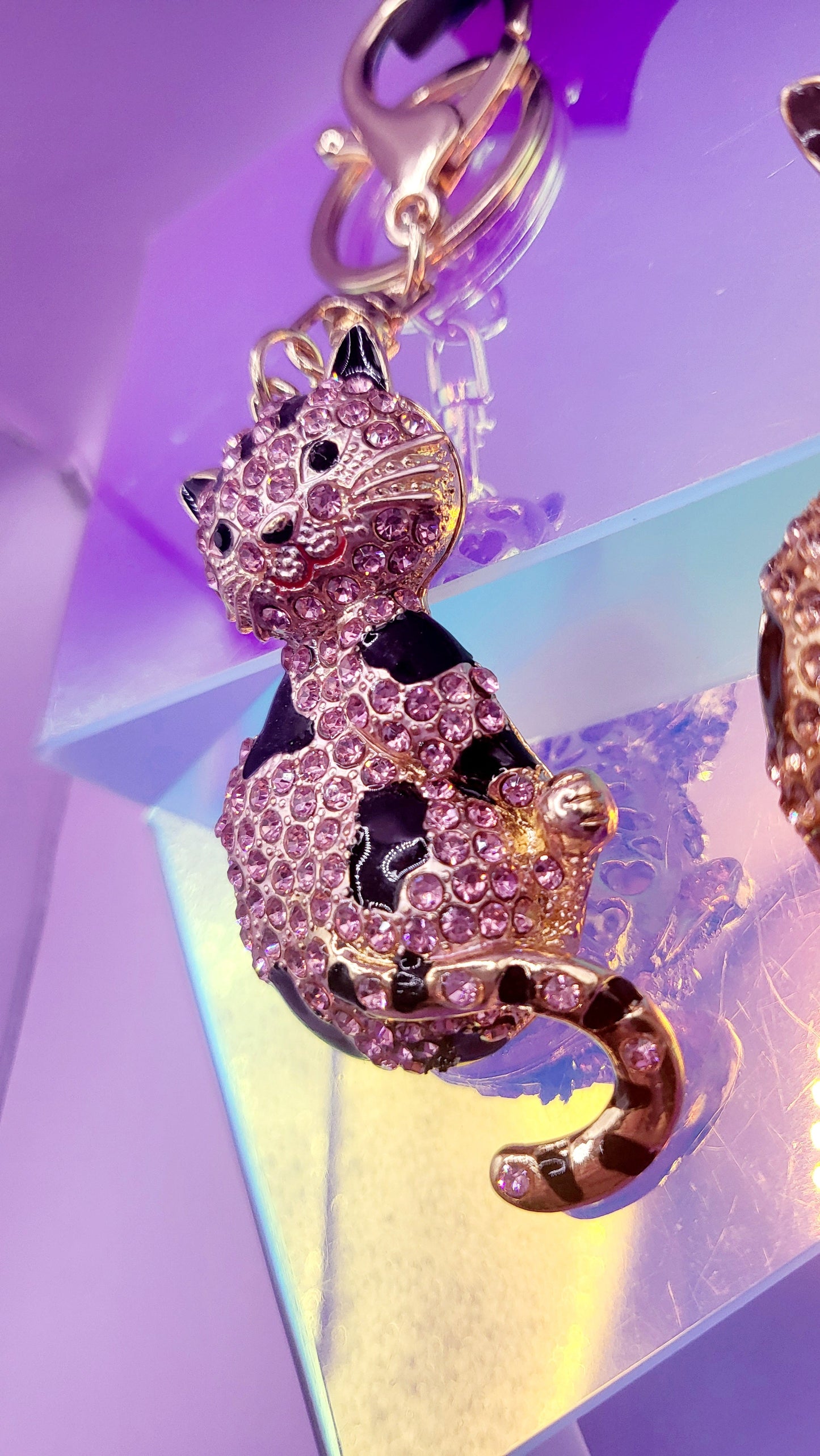 Sitting Cat Key Ring