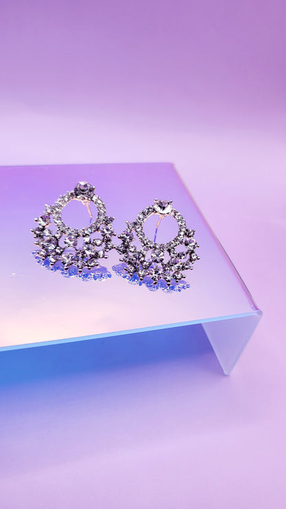 Poise Crystal Stud Earrings