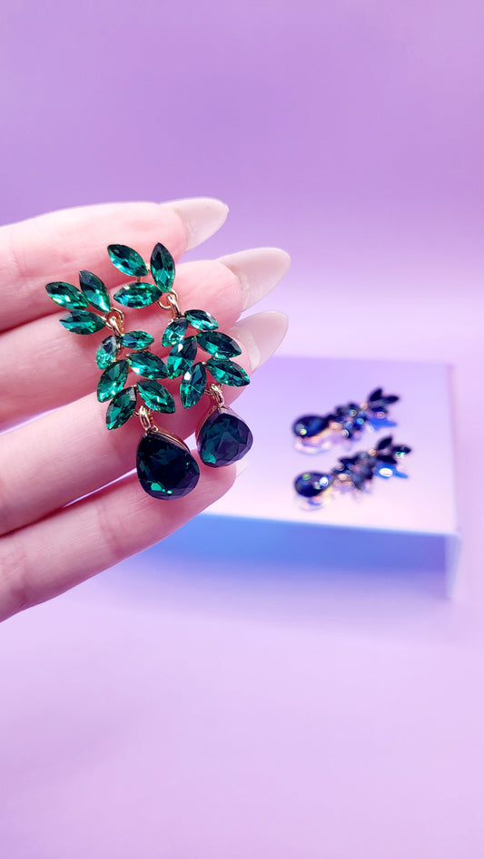 Vogue Crystal Drop and Dangle Earrings