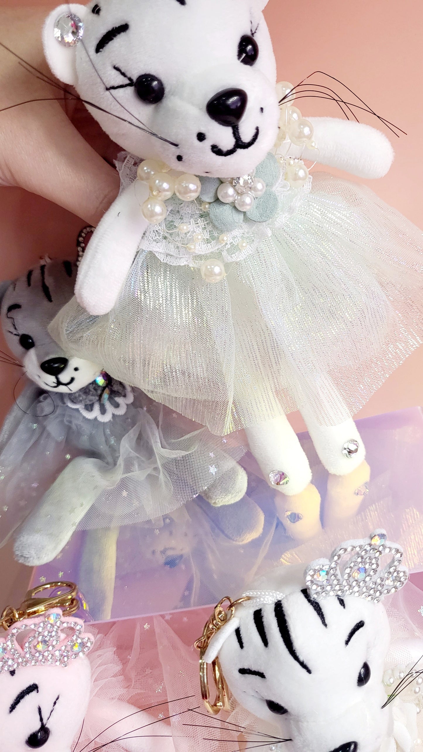 Softie Squad Tiger Bag Charm Key Ring