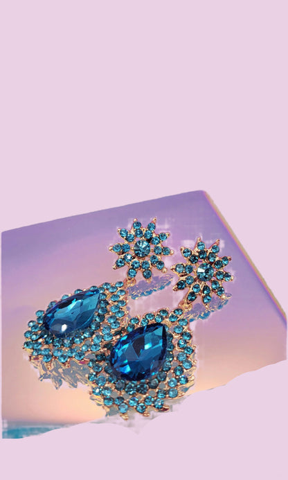 Precious Crystal Drop and Dangle Earrings