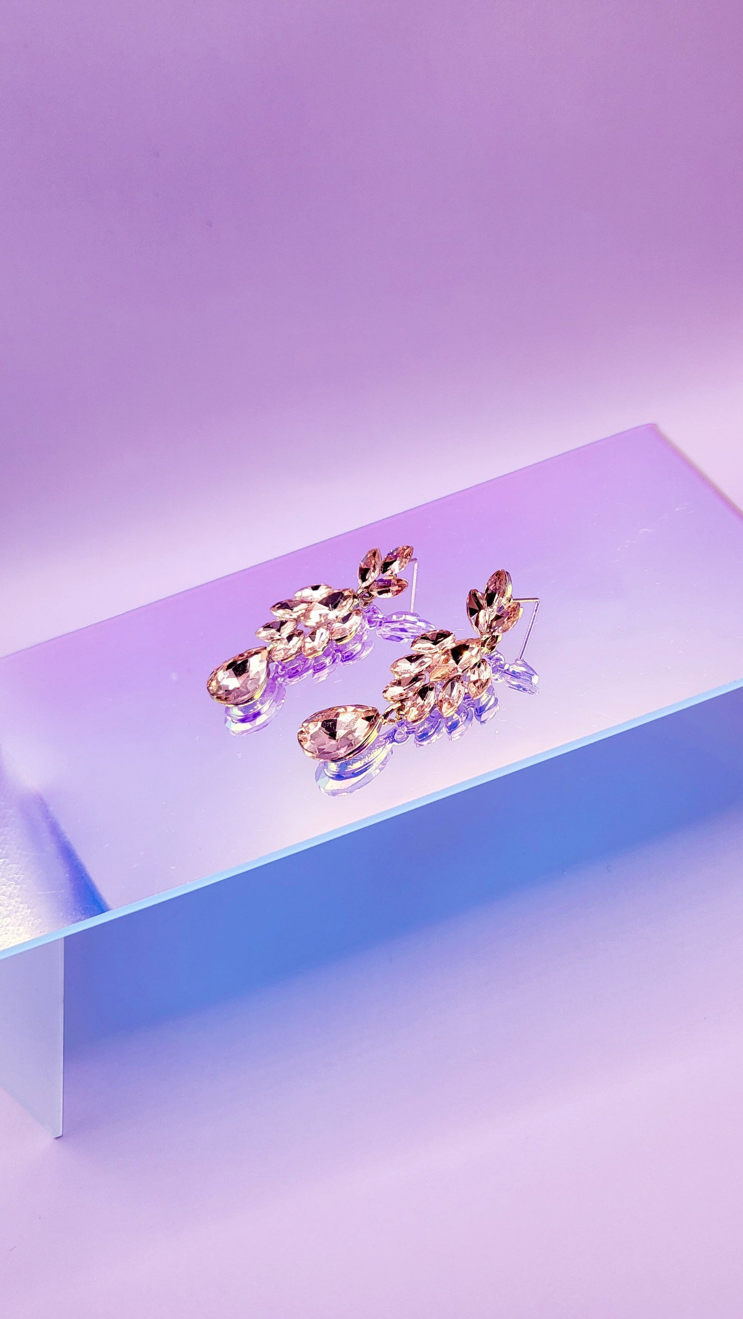 Shine Crystal Drop and Dangle Earrings